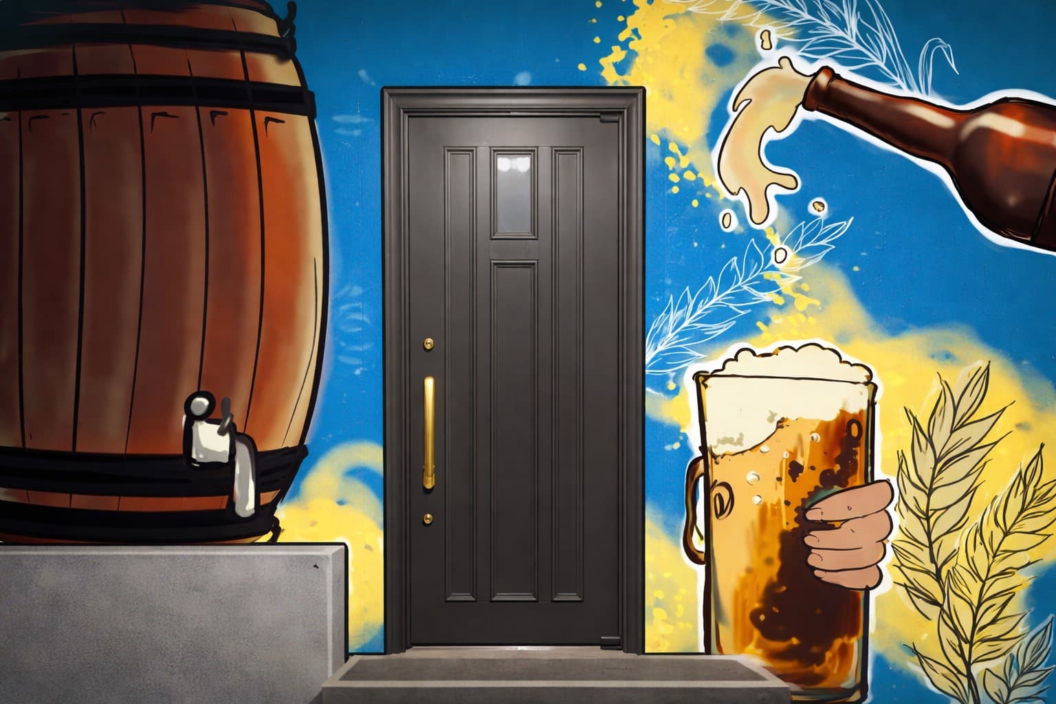 ビール樽のイラスト